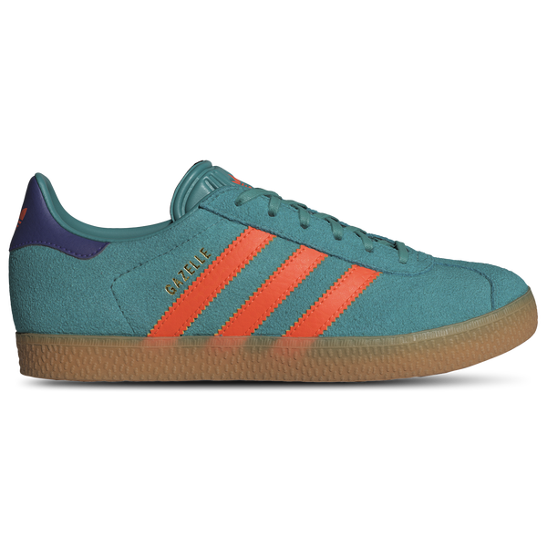 adidas Originals Gazelle - Boys' Grade School - Pure Teal/Impact Orange