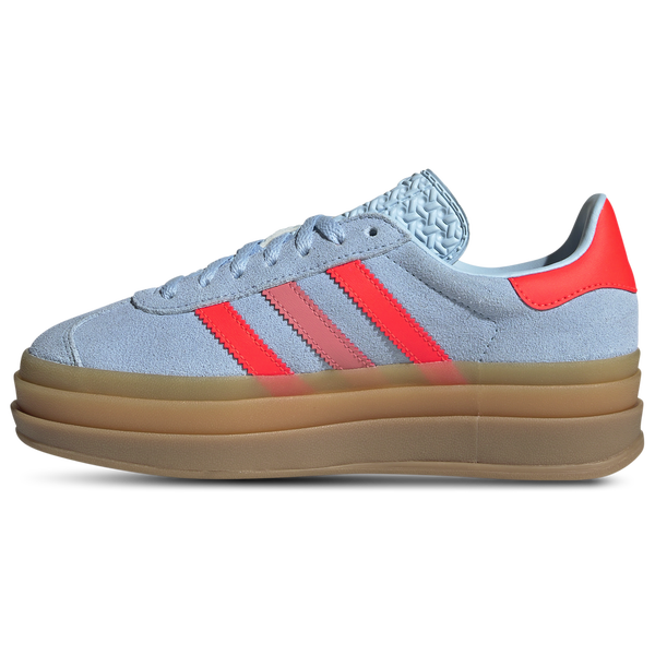 adidas Originals Gazelle Bold - Girls' Grade School - Clear Sky/Solar/Metallic Gold - Image 2