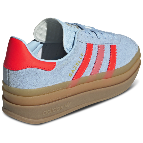 adidas Originals Gazelle Bold - Girls' Grade School - Clear Sky/Solar/Metallic Gold - Image 3