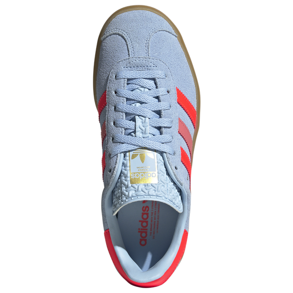 adidas Originals Gazelle Bold - Girls' Grade School - Clear Sky/Solar/Metallic Gold - Image 4