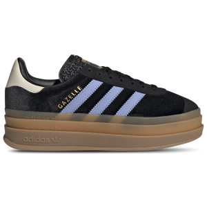 adidas Gazelle Bold J - Girls' Grade School - Black/Blue Spark/Wonder White