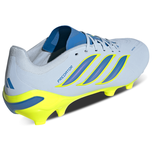 adidas Predator League FG - Men's - Crystal Sky/Ray Blue/Team Solar Yellow - Image 3