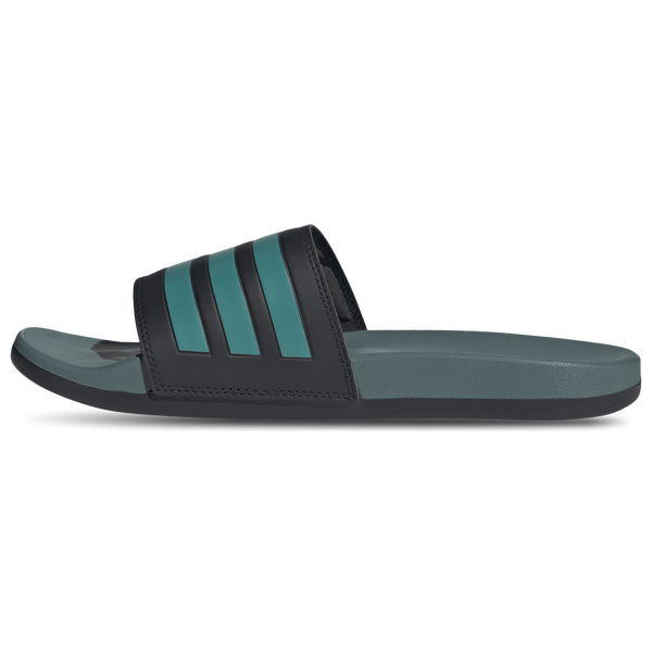 adidas Adilette Comfort - Men's - Pure Teal/Black - Image 2
