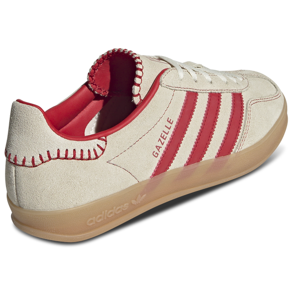 adidas Originals Gazelle Indoor - Women's - Better Scarlet/Cream White - Image 3