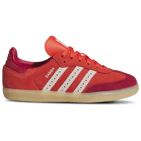 adidas Originals Samba - Girls' Preschool - Red/Red/White