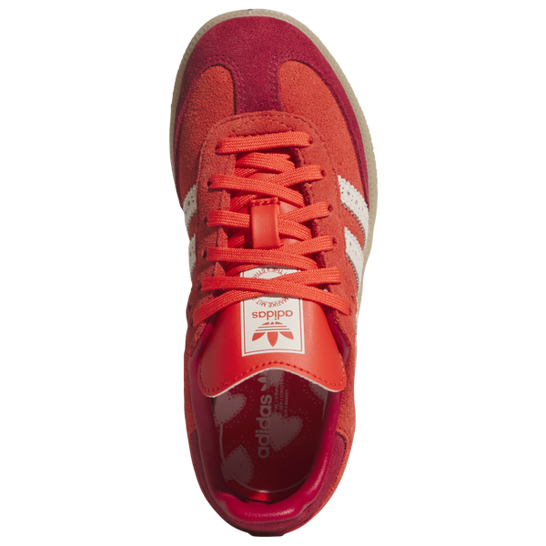 adidas Originals Samba - Girls' Preschool - Red/Red/White - Image 4