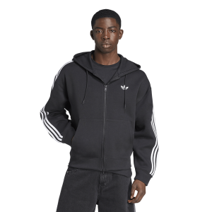adidas Originals Adicolor Oversize Full-Zip Hoodie - Men's - Black