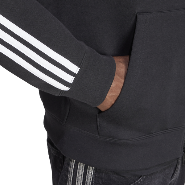 adidas Originals Adicolor Oversize Full-Zip Hoodie - Men's - Black - Image 3