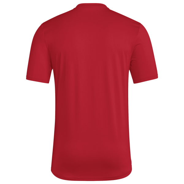 adidas Superstar Pregame T-Shirt - Men's - Red - Image 2