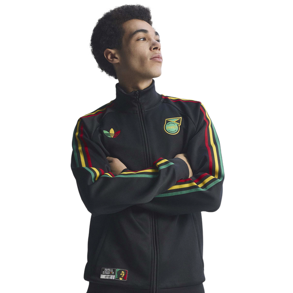 adidas Jamaica OG Track Top - Men's - Black - Image 3