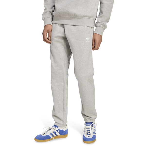 adidas Originals Trefoil Essentials Lifestyle Pants - Men's - Medium Grey Heather/White