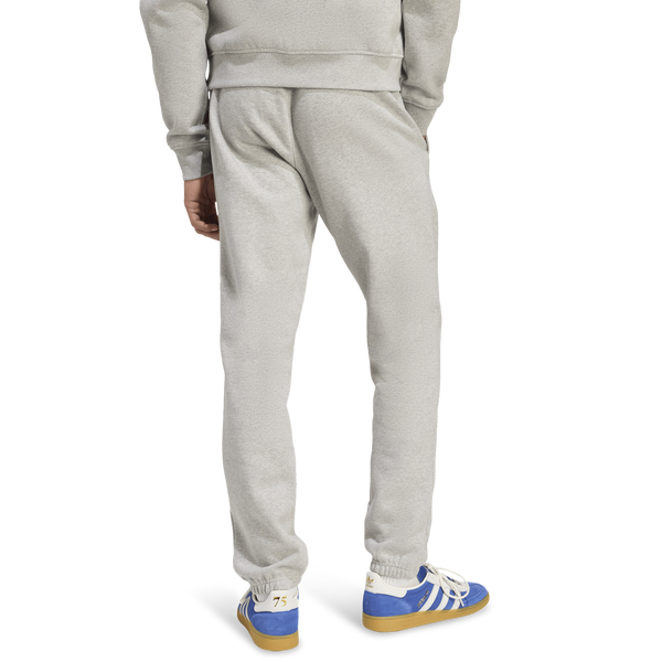 adidas Originals Trefoil Essentials Lifestyle Pants - Men's - Medium Grey Heather/White - Image 2