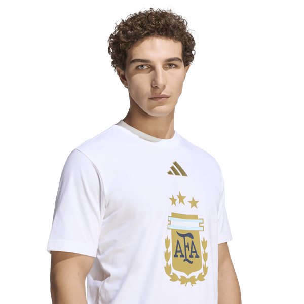 adidas Argentina Dna Graphic T-Shirt - Men's - White - Image 4