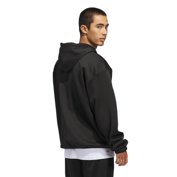 adidas Crazy Warm Full-Zip Hoodie - Men's - Black/White - Image 2
