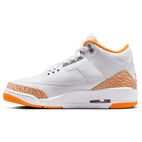 Jordan Air Jordan Retro 3 - Women's - White/Orange - Image 2