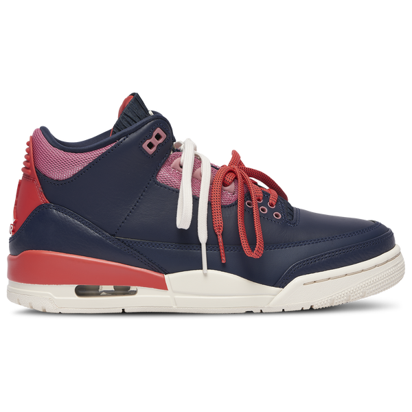 Jordan Air Jordan Retro 3 - Women's - Obsidian/Track Red/Blue Beyond - Image 2