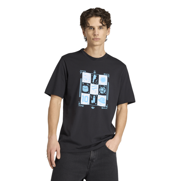 adidas Argentina Away Tee - Men's - Black