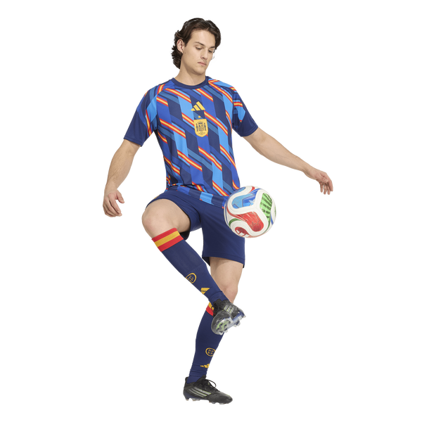 adidas Spain 26 Home Pre Match Jersey - Men's - Blue - Image 3
