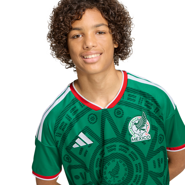 adidas World Cup Mexico Jersey - Boys' Grade School - Green/Red/White - Image 4