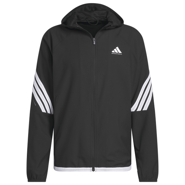 adidas Crazy Lite Basketball Jacket - Men's - Black - Image 6