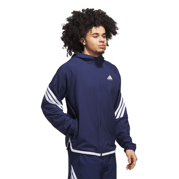adidas Crazy Lite Basketball Jacket - Men's - Team Navy Blue - Image 5