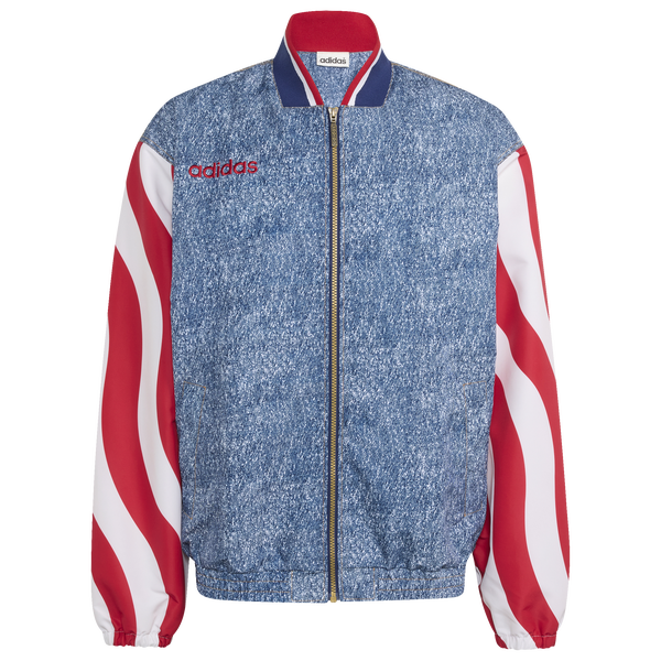 adidas US Denim Graphic Jacket - Men's - White - Image 6
