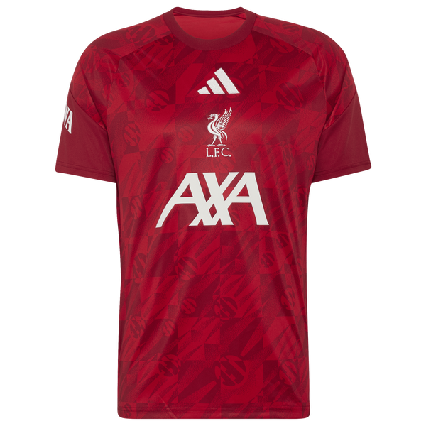 adidas Liverpool FC Pre-Match Jersey - Men's - Red - Image 6