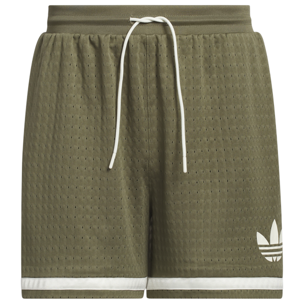adidas Warp Knit Shorts - Men's - Strata Olive