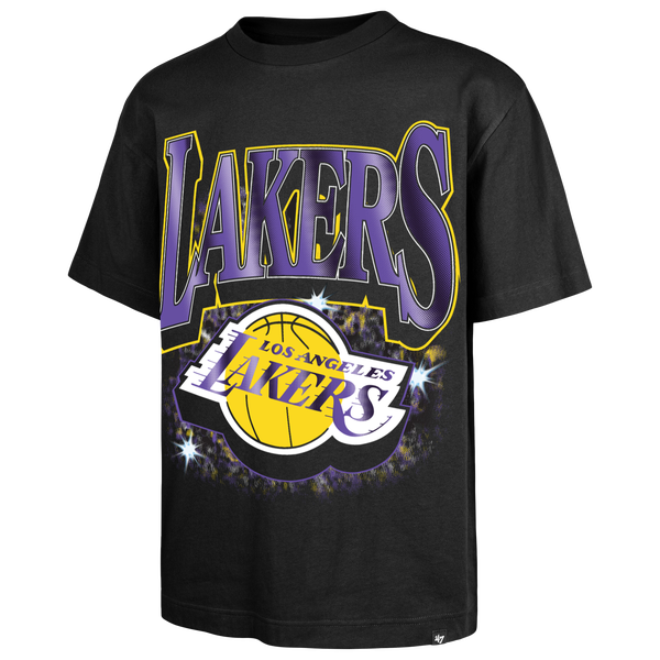 47 Brand Lakers Flashbulb Foundation T-Shirt - Men's - Black