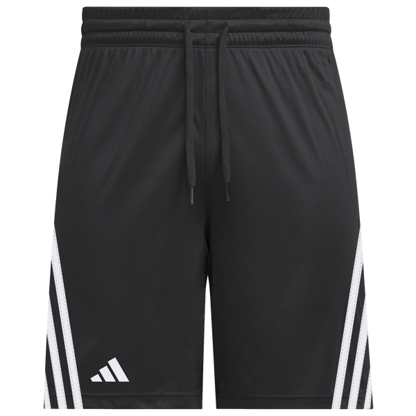adidas 3 Stripe 7 Inch Shorts - Men's - Black