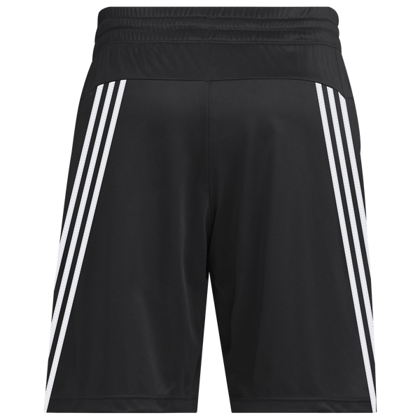 adidas 3 Stripe 7 Inch Shorts - Men's - Black - Image 2