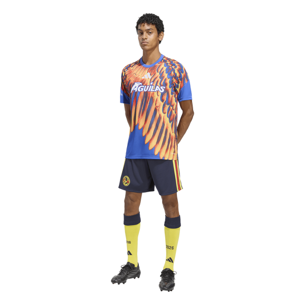 adidas Club America Pre-Match Jersey - Men's - Blue - Image 4
