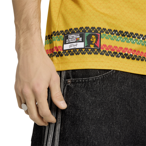 adidas Jamaica Home Jersey - Men's - Gold - Image 3