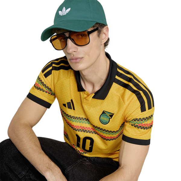 adidas Jamaica Home Jersey - Men's - Gold - Image 5