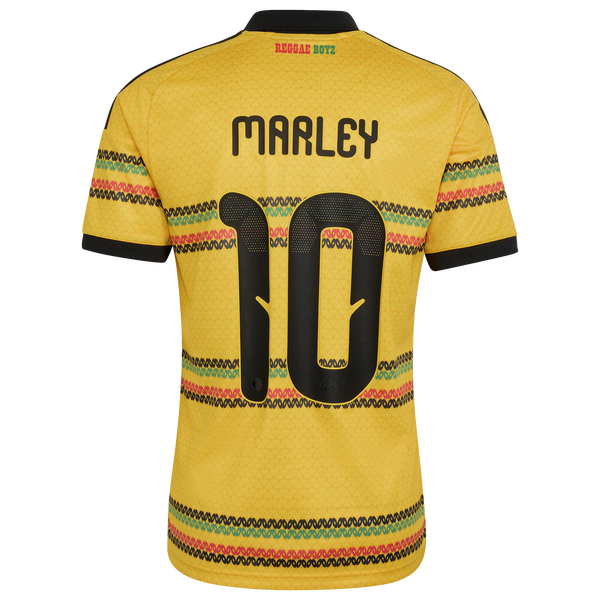 adidas Jamaica Home Jersey - Men's - Gold - Image 6