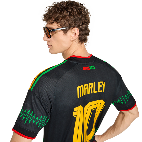 adidas Jamaica World Cup Away M10 Jersey - Men's - Black - Image 4