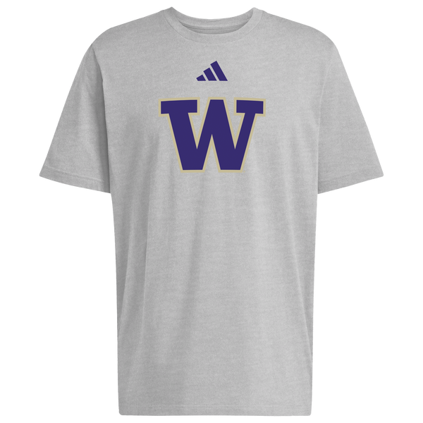 adidas University Of Washington Graphic T-Shirt - Men's - Gray