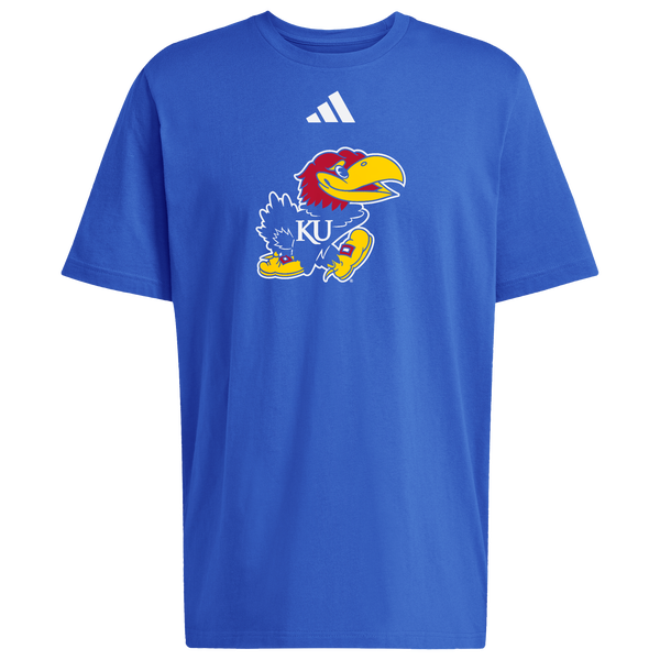 adidas NCAA Logo Short Sleeve T-Shirt - Men's - Royal