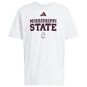 adidas College Wordmark Short Sleeve T-Shirt - Men's - White