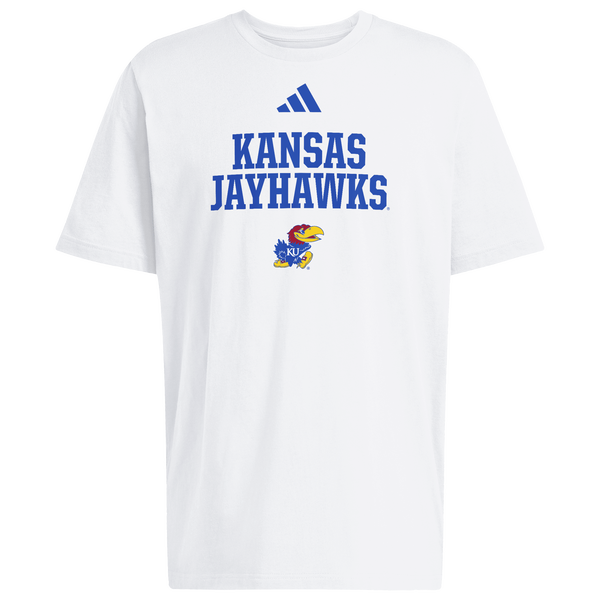 adidas NCAA Wordmark Short Sleeve T-Shirt - Men's - White