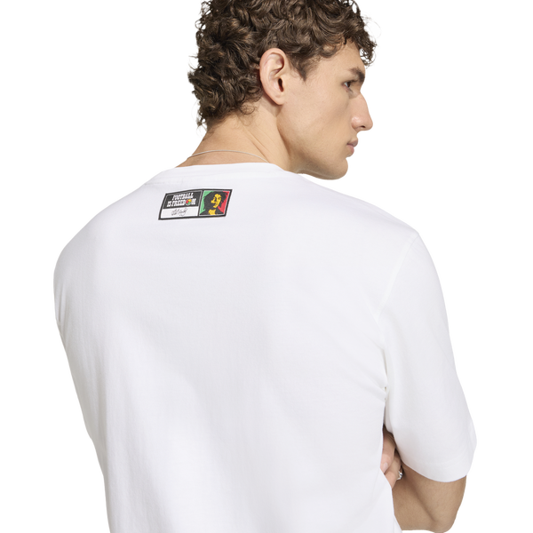 adidas Jamaica Bob OG 2 T-Shirt - Men's - White - Image 5