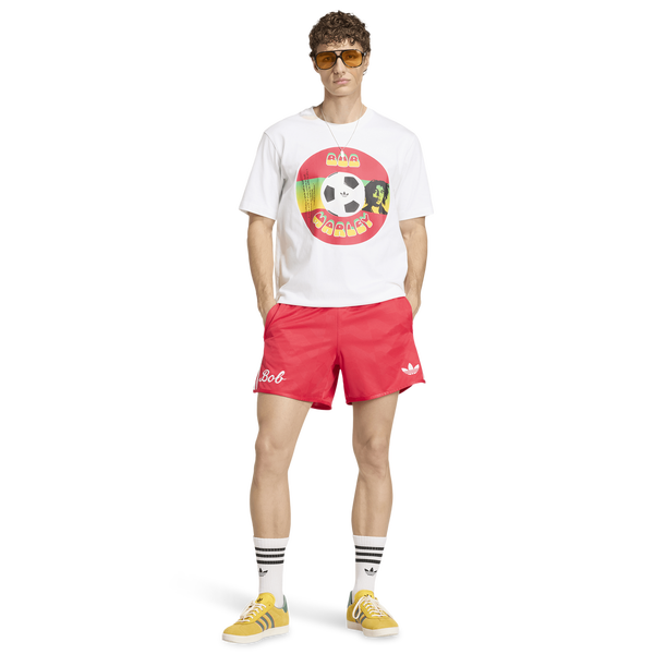 adidas Jamaica Bob OG 2 T-Shirt - Men's - White - Image 9