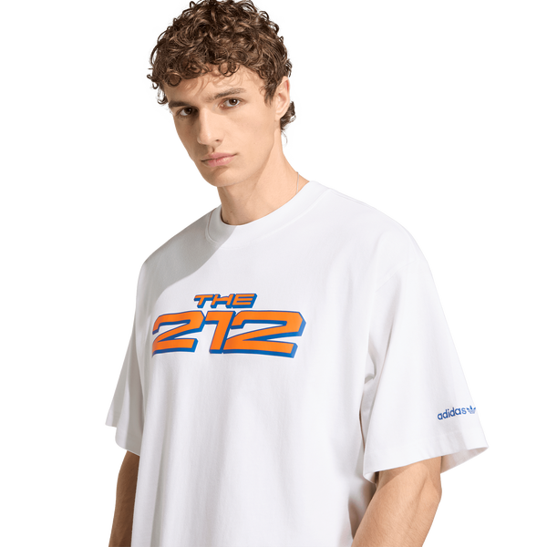 adidas Host City T-Shirt - Men's - White/Collegiate Royal - Image 3
