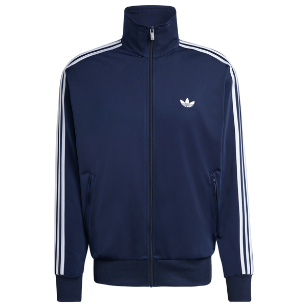 adidas Firebird Track Top - Men's - White/Night Indigo - Image 4