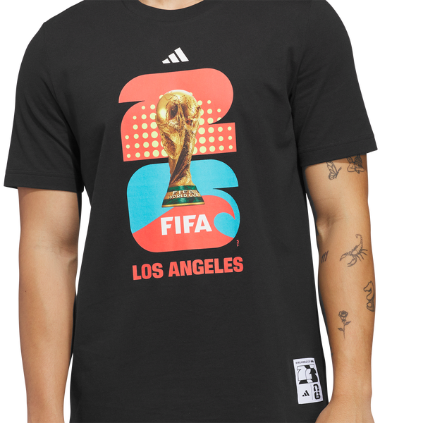 adidas Host City T-Shirt - Men's - Black - Image 4