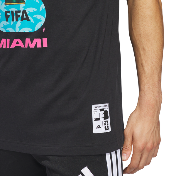 adidas Host City T-Shirt - Men's - Black - Image 4