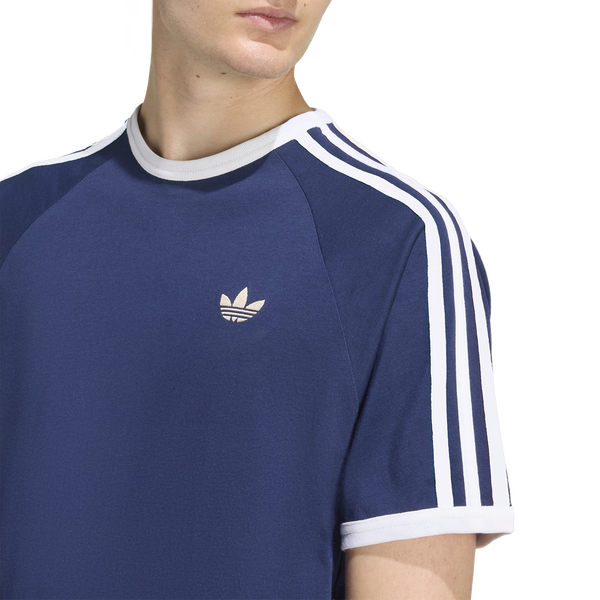 adidas 3-Stripes T-Shirt - Men's - Night Indigo - Image 3