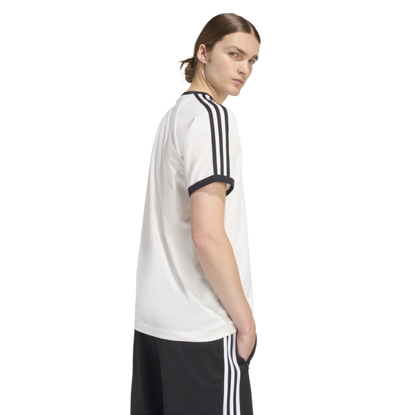 adidas 3-Stripes T-Shirt - Men's - White/Black - Image 4