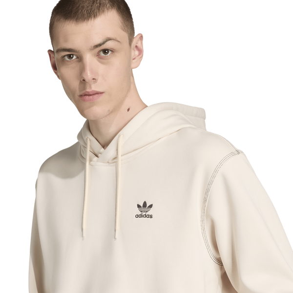 adidas Essential Loose Hoodie - Men's - White - Image 3