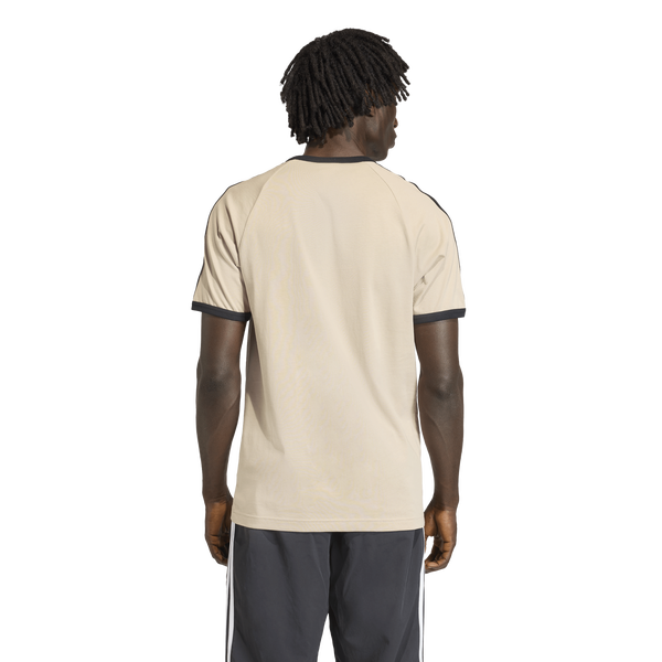 adidas 3-Stripes T-Shirt - Men's - Khaki/Black - Image 2